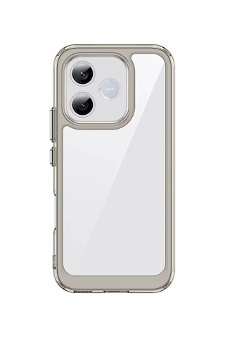 Microcase Honor 600 Lite Shield Serisi Darbeye Dayanıklı Yarı Esnek Plastik Tpu Kılıf - Al8100 Gri