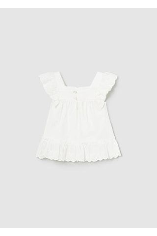 Kız Bebek Krem Bluz 01197-031 Pembe