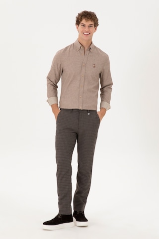 U.s. Polo Assn. Erkek Mor Pantolon Kanvas-chino 50291198-vr038 Mor