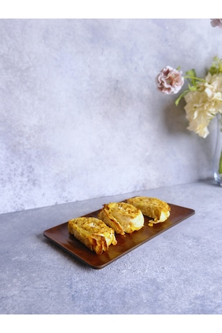 Justwood 2 Li Ligna Melamin Ahşap Rölyefli 16x26 Cm Servis Tabağı, Sunum Tabağı, Pasta Tabağı, Sunumluk Koyu Kahverengi