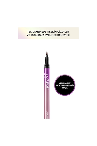 Missha Su   Ter Ve Yağa Dayanıklı   48 Saate Kadar Kalıcı Ultra Powerproof Thin Pen Liner  Dark Brown