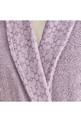 Karaca Home Casita Flos 6 Parça Gri Mürdüm Aile Banyo Seti (523670666) Gri