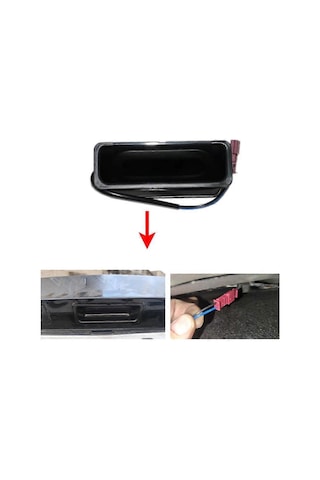 Araba Anahtarı Bagaj Kilidi Açma Düğmesi Anahtarı Bmw 5 Serisi E39 E60 E61 51248168035