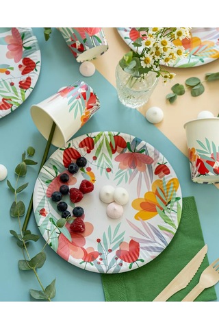 Albeta Parti İçin Tek Kullanımlık Tabak Takımı 20 Kişilik 254304397 100 adet