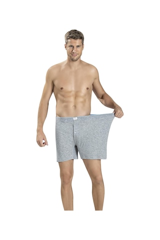 Jiber Erkek Pamuklu Büyük Beden Karışık Renkli Boxer 183 - 9 Adet 001