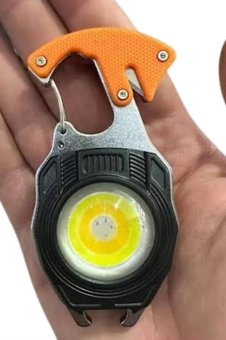 El Feneri Led Anahtarlık Çok Fonksiyonlu Mini Çakmak Özellikli Renkli