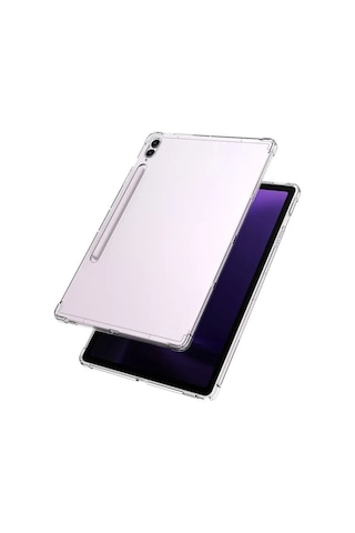 Samsung Galaxy Tab S10+ Plus 12.4 Inç Tablet Uyumlu Silikon Kılıf Şeffaf Köşe Korumalı Sm-x820 Kılıf