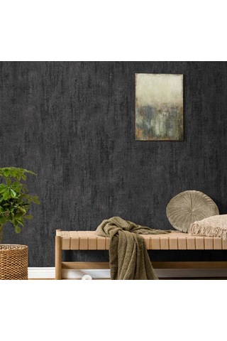 Decowall Salda 16m2 Duvar Kağıdı Silinebilir Siyah - Gri