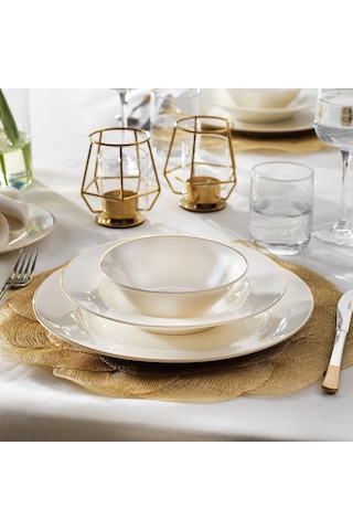 Schafer Fiesta Yemek Takımı 24 Parça-gold