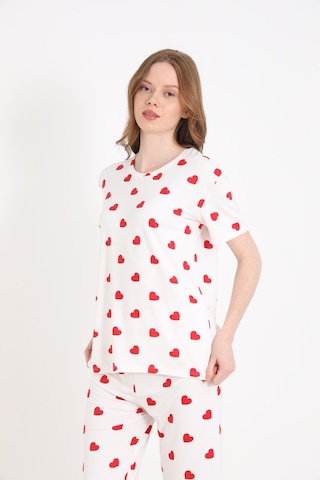 Elitol Bamboo Örme Desenli Kadın Pijama Takımı Desenli-4