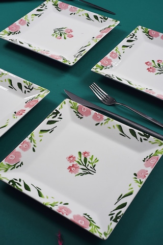 Piatti Naturali 6'lı Bahar Pasta Tabak Seti Tatlı Sunum Seti Servis 20cm