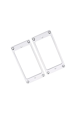 Hfambition Elektro Gitar Telsiz Çerçevesi Metal Konstrüksiyon 2 Adet Siyah 92x46mm - Dıy Yer Değiştirme Aksesuarı