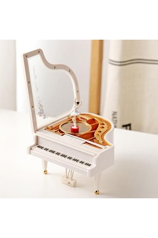 Yaratıcı Müzik Mücevher Kutusu Süs Hafif Masaüstü Dekorasyonu D