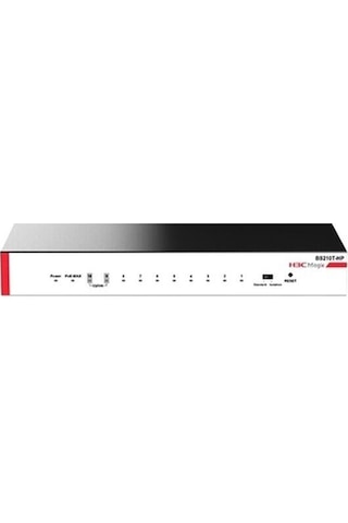 Magic Bs210t-hp 8 Port Poe+ 2 Port Uplink 10-100-1000 Mbps 110w Metal Kasa Swich Hub