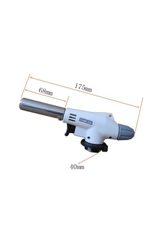Wondernest Gaz Meşalesi Alev Tabancası Blowtorch Pişirme Lehimleme Bütan Brülör Otomatik Ateşleme Çakmak Kaynak Isıtma Aracı Çok Renkli