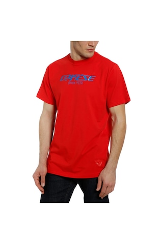 Dainese Since 1972 Kısa Kol Tshirt Kırmızı