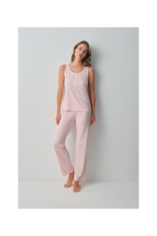 Suwen Daily Atlet Pantolon Pijama Takımı Wsh10510032880 Pembe Melanj