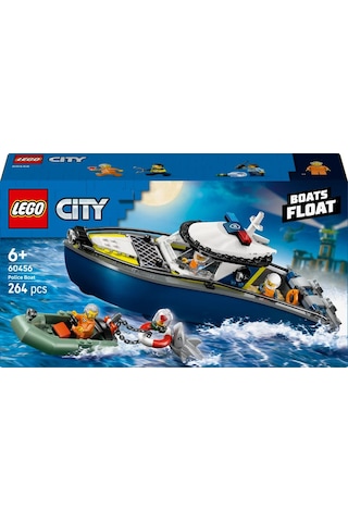 LEGO® City Polis Teknesi Takibi 60456 - 6 Yaş ve Üzeri Çocuklar için Yaratıcı Oyuncak Yapım Seti (264 Parça)