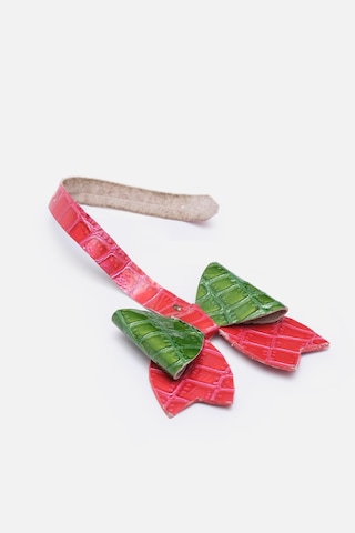 Hand Made Christmas Özel Hediyelik Croco Kırmızı &yeşil Fiyonk Çanta Charm