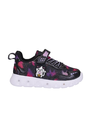 Tuğba Ortopedi 045 Çocuk Okul Öncesi Işıklı Sneaker Siyah