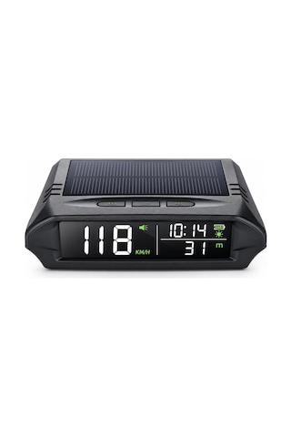 S98 Gps Hud Hız Göstergesi Güneş Enerjili Dijital Head Up Display Araç Ön Cam Yansıtmalı Hız Göstergesi Hız A