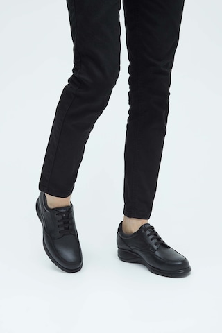 Callaghan Erkek Hakiki Deri Siyah Casual Ayakkabı 618 12700 Erk Ayk Y23 Negro Siyah
