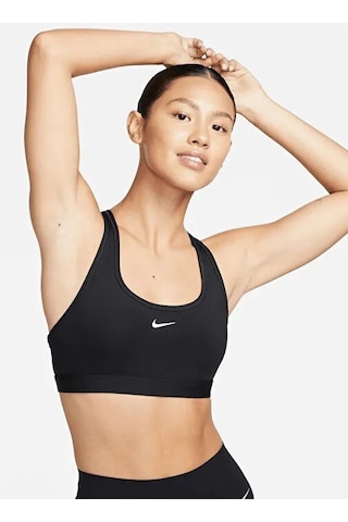Nike Spor Takım 2"li Set Yarım Tayt Ve Büstiyer Siyah