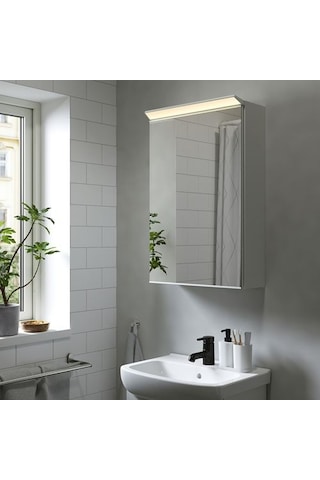 Ikea Treasjön Banyo Duvar Dolabı, Renksiz, 50x17x75 Cm Çok Renkli