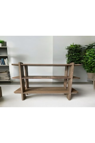 Ciniviz Ahşap Çok Amaçlı Portatif Demonte Sehpa Kitaplık Raf