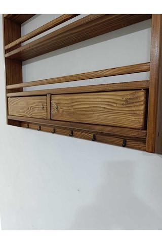 Kardemir Mutfak Terek Rafı 60 70 Cm Ahşap