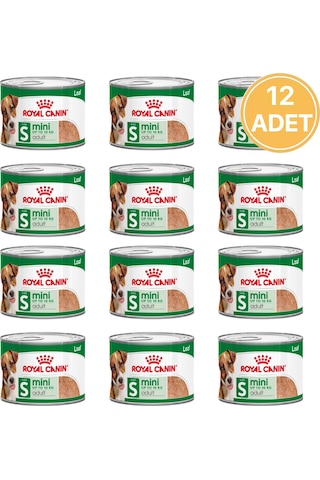 Royal Canin Mini Adult Yetişkin Köpek Konservesi 12 x 195 G