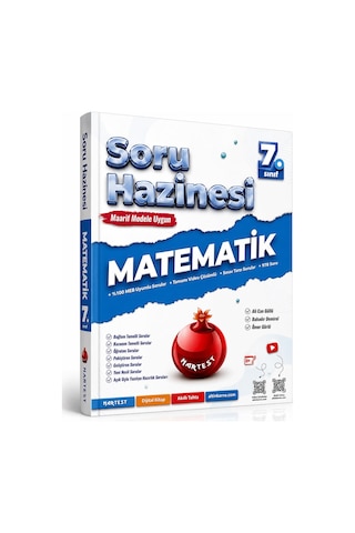 Nartest Yayınları 7. Sınıf Fen Bilimleri - Mateamatik - Türkçe Soru Hazinesi Seti Yeni Müfredat 3 Kitap