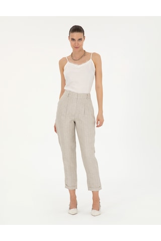 Pierre Cardin Kadın Bej Pantolon Kanvas-chino 50285479-vr011 Bej