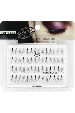 Eyes Tekli Kirpik 56'lı Long Siyah-30
