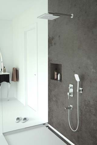 Teska Agora Ankastre İki Yönlü Banyo Batarya Seti Krom