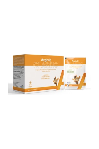 Argivit Classic L-Arjinin Multivitamin Ve Multimineral İçeren Takviye Edici Gıda 30 Şase