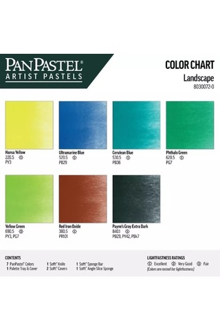 Panpastel Landscape Set 7 Renk No Color