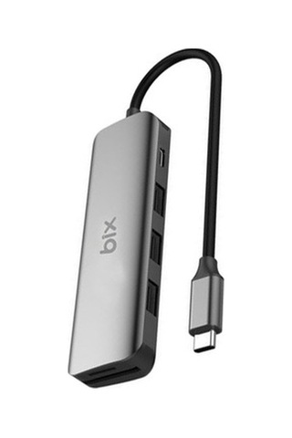 Bix Type-C Usb 3.0 Pd Kart Okuyucu 3 Portlu Çoklayıcı Hub