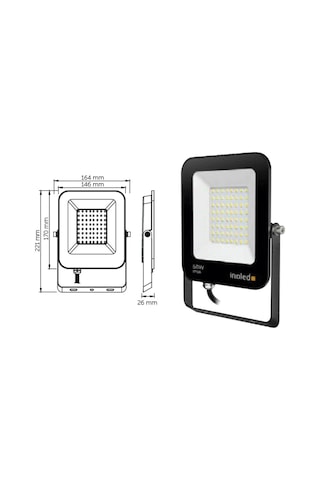 İnoled 50w Led Projektör Amber
