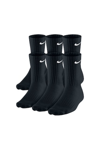 Nike Everyday Cushion Crew Siyah Renkli Çorap 6'lı Sx5172-010 Siyah Nike Everyday Cushion Crew Siyah Renkli Çorap 6'lı Sx5172-010 Siyah