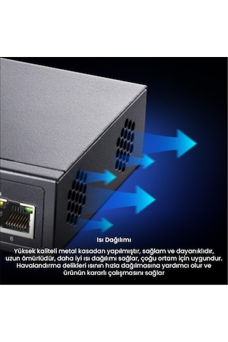 Cudy FS1006P 250M 60W Poe+ 6 Port 10/100 Mbps Megabit Metal Switch