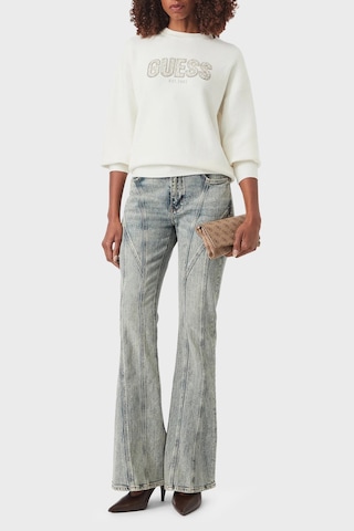 Guess Ls Cn Madeline Logo Kazak W6yr30z0978 Kadın Kazak W6yr30 Z0978 G012 Beyaz