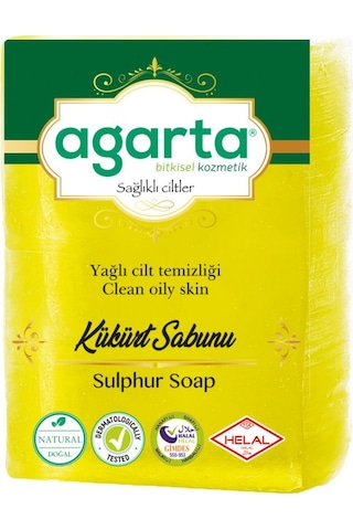 Agarta El Yapımı Doğal Katı Kükürt Sabunu 150 G