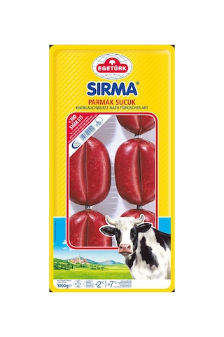 Egetürk Sırma Az Acılı Parmak Sucuk 1 KG