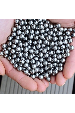 1000 Adet 8mm Çelik Bilye Sapan Mermisi Çok Amaçlı Tane Demir Mis