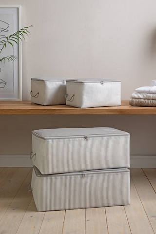 Ocean Home Textile 4'lü Gri Renk Stuff & Things Hurç Set