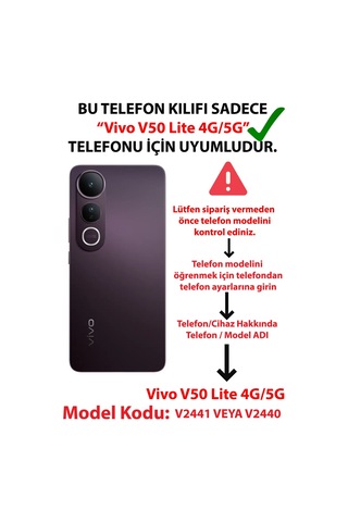 Vivo V50 Lite Uyumlu Mustafa Kemal Atatürk Kolajları Baskılı Silikon Kılıf