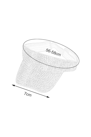 Rhinestone Kaplama Güneşlikli Şapka Kadın Ve Erkekler İçin Sporcu Şapkası, Tenis Ve Outdoor Aktiviteler İçin Moda Aksesuarı Çok Renkli