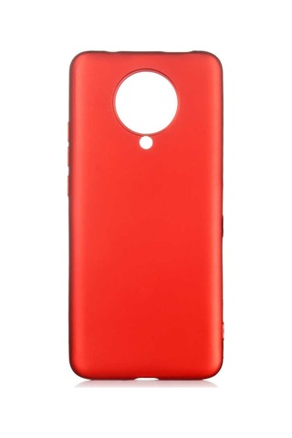 Xiaomi Redmi K30 Pro Kılıf Zore Premier Silikon Kapak-Kırmızı