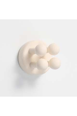 Beyaz Fonken 1 Adet Evrensel Silikon Kanca Mutfak Yaratıcıları Kendinden Yapışkanlı Diş Fırçası Tutucu Çok Amaçlı Su Geçirmez Depolama Tutucular Beyaz